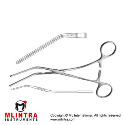 DeBakey Atrauma Multipurpose Vascular Clamp Stainless Steel, 16.5 cm - 6 1/2"